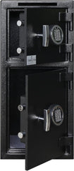 T859 Large Double Door Depository Drop Safe with Electronic Multi-user Keypad and Key Backups