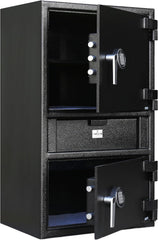 T871 Extra Large Double Independent Locking Doors Depository Drop Safe with Electronic Keypads and Backup Keys