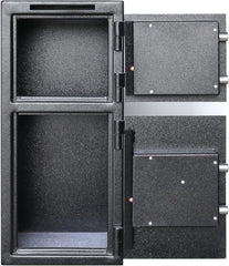 T859 Large Double Door Depository Drop Safe with Electronic Multi-user Keypad and Key Backups
