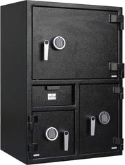 T872 Extra Large 3 Door Depository Drop Safe With Independent Locking Doors & Electronic Keypads
