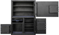 T872 Extra Large 3 Door Depository Drop Safe With Independent Locking Doors & Electronic Keypads