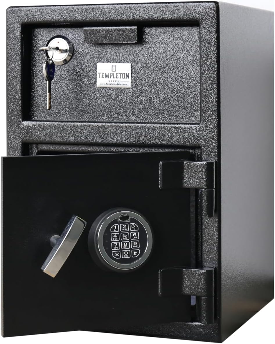 T862D Standard Depository Safe with Electronic Keypad Combination & Ke ...