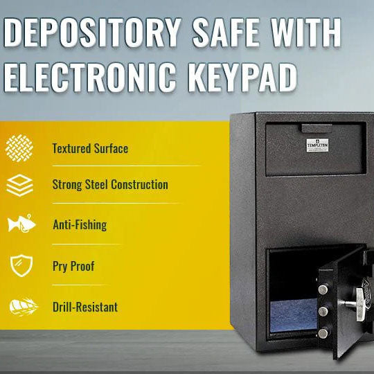 templeton safes ultimate depository drop safes with keypad for multiple useres