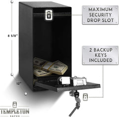 T13 Dual Key Cash Drop Depository Safe (Submarine Key)