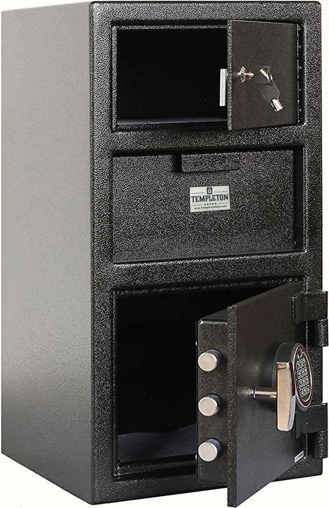 T867 Standard Depository Drop Safe with Multi-user Keypad and Additional Lock Box