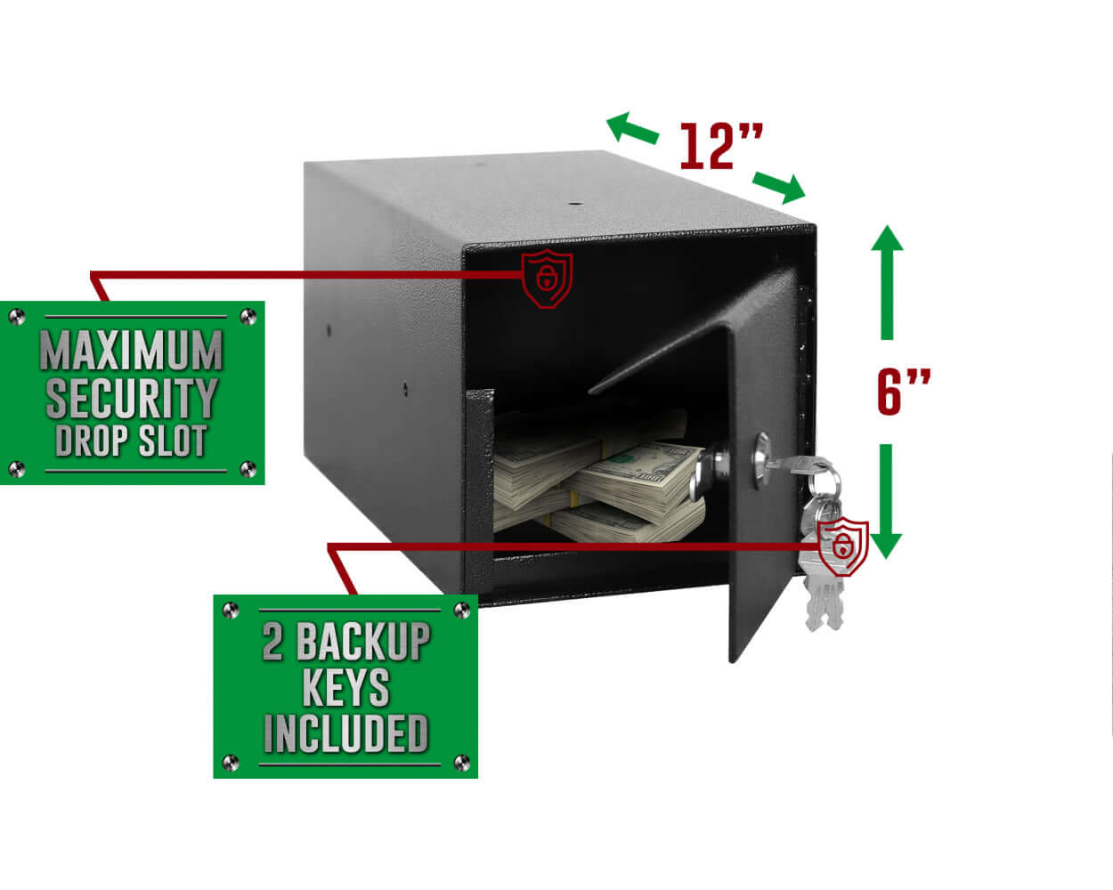 Drop Safe Install Guide T90 Small Depository Drop Safe with Key Lock – TempletonSafes.com