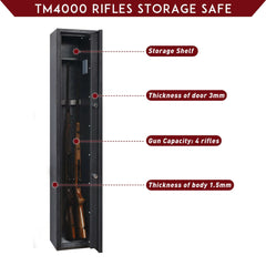 Templeton Quick Access Biometric Rifle Safe